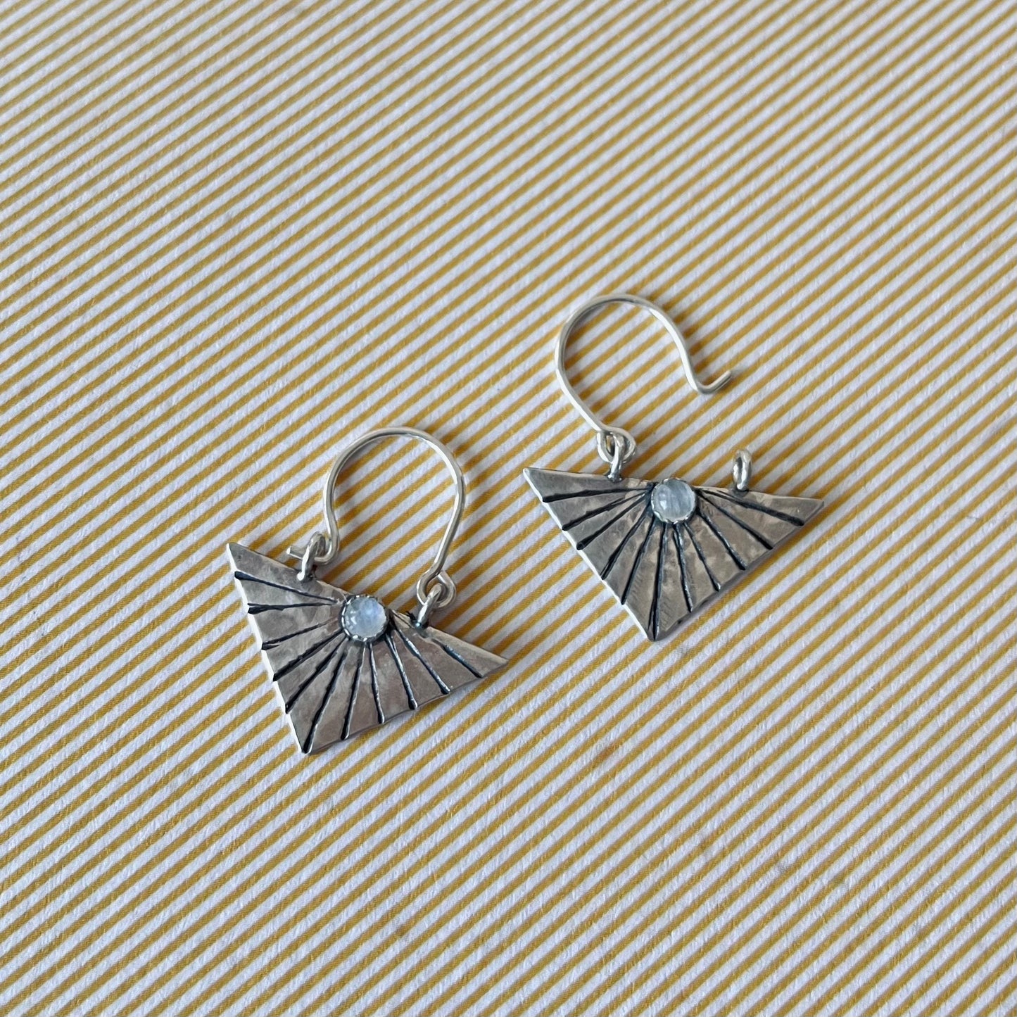 Moonstone Agatha Earrings