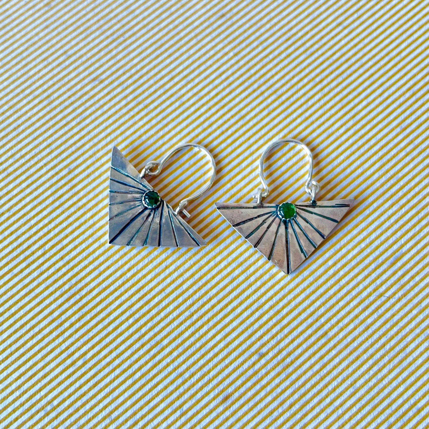 Tourmaline Agatha Earrings