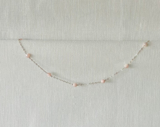 Pastel Pink Mother of Pearl Choker
