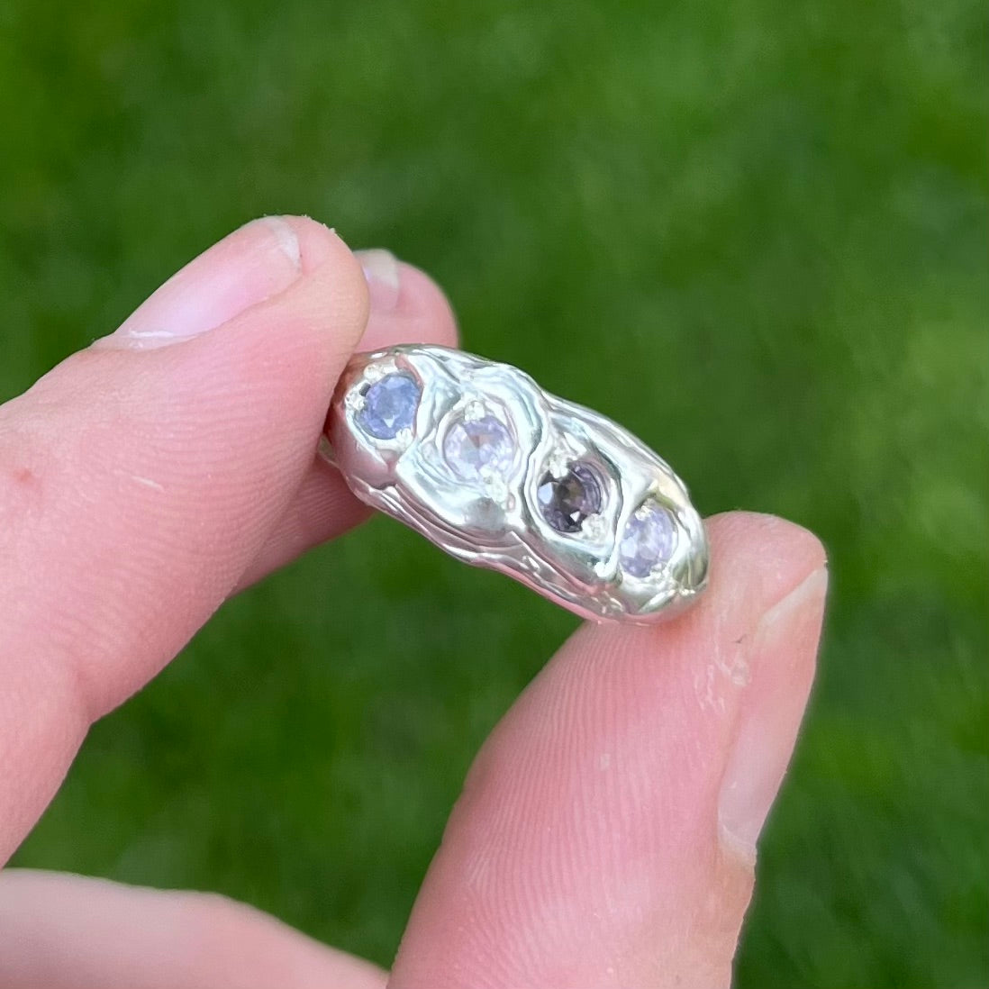 Sapphire Tide Ring