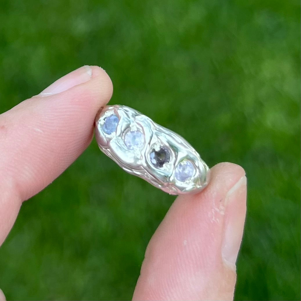 Sapphire Tide Ring