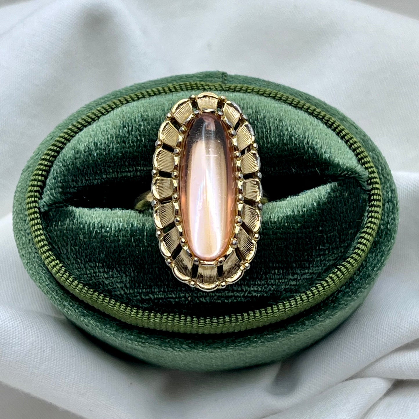 Pink Gold Sarah Coventry Ring