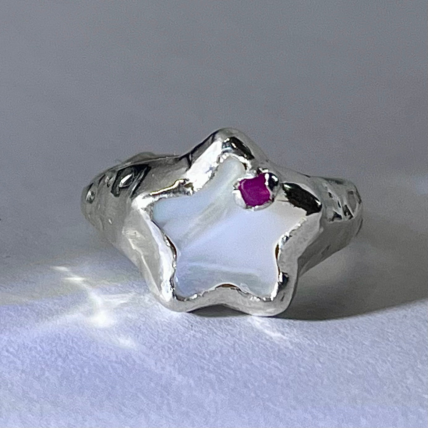 Ruby Star Ring