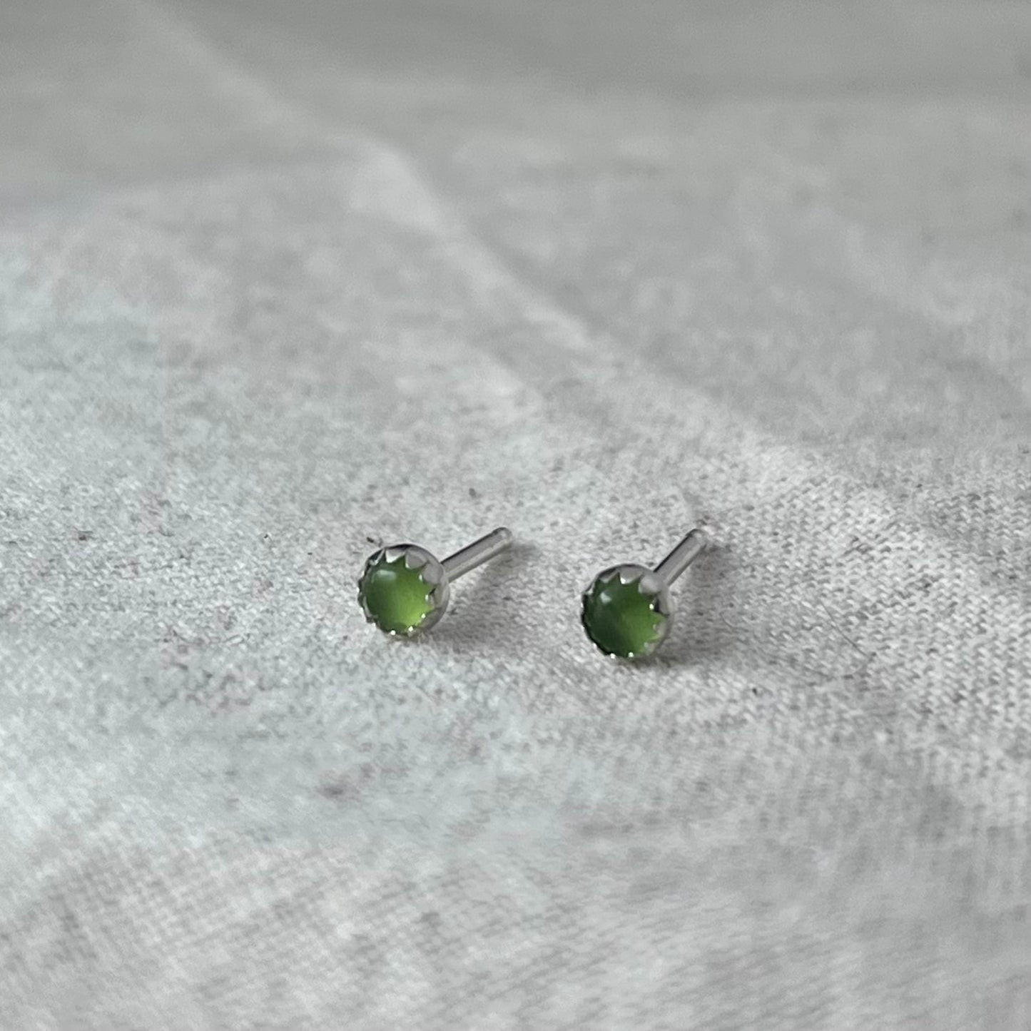 Petite Gemstone Studs