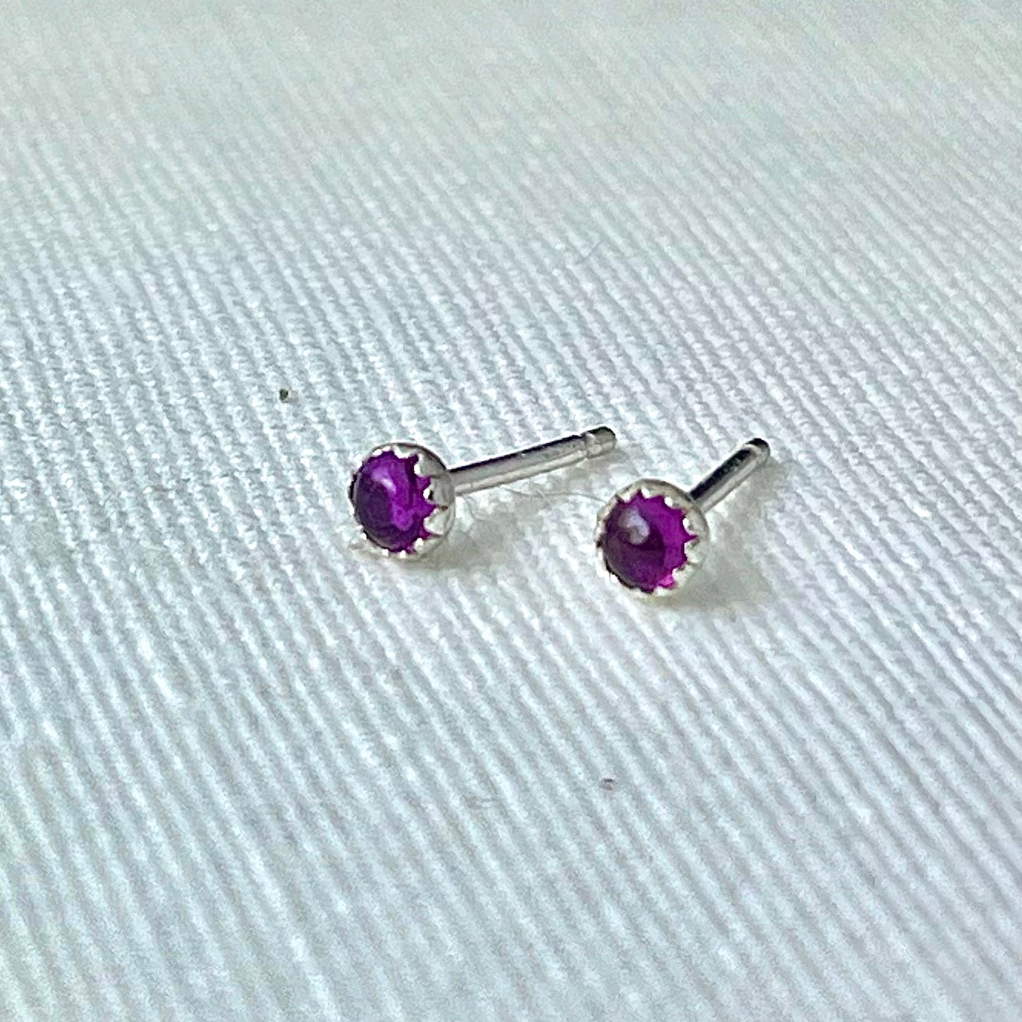 Petite Gemstone Studs