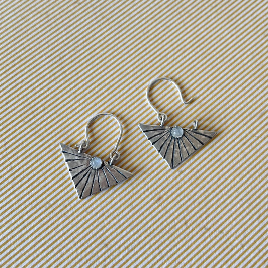 Moonstone Agatha Earrings