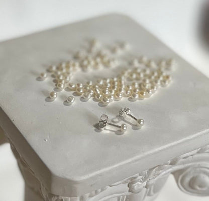 Itty Bitty Vintage Pearl Studs