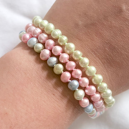 Pastel Pearl Bracelet