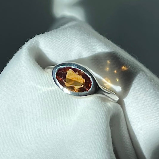 Citrine Slimline Ring