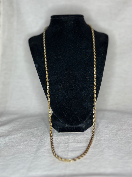 Vintage Gold Rope Chains