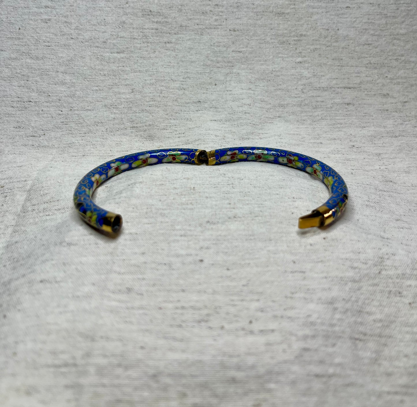 Antique Blue Cloisonne Bangle