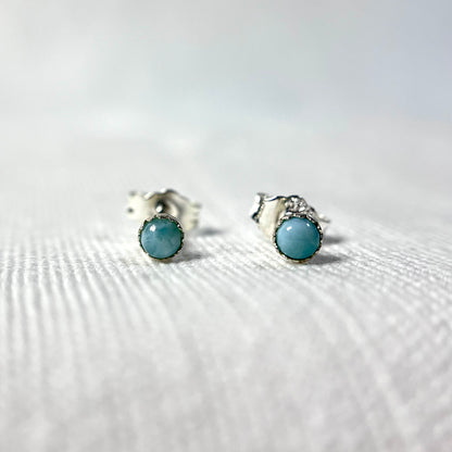 Larimar Studs