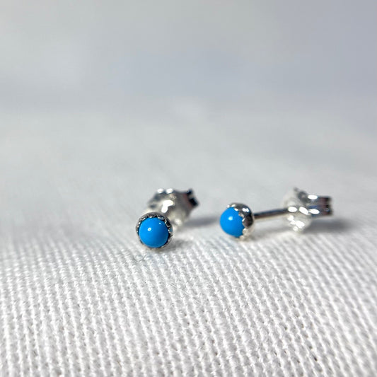 Sleeping Beauty Turquoise Studs