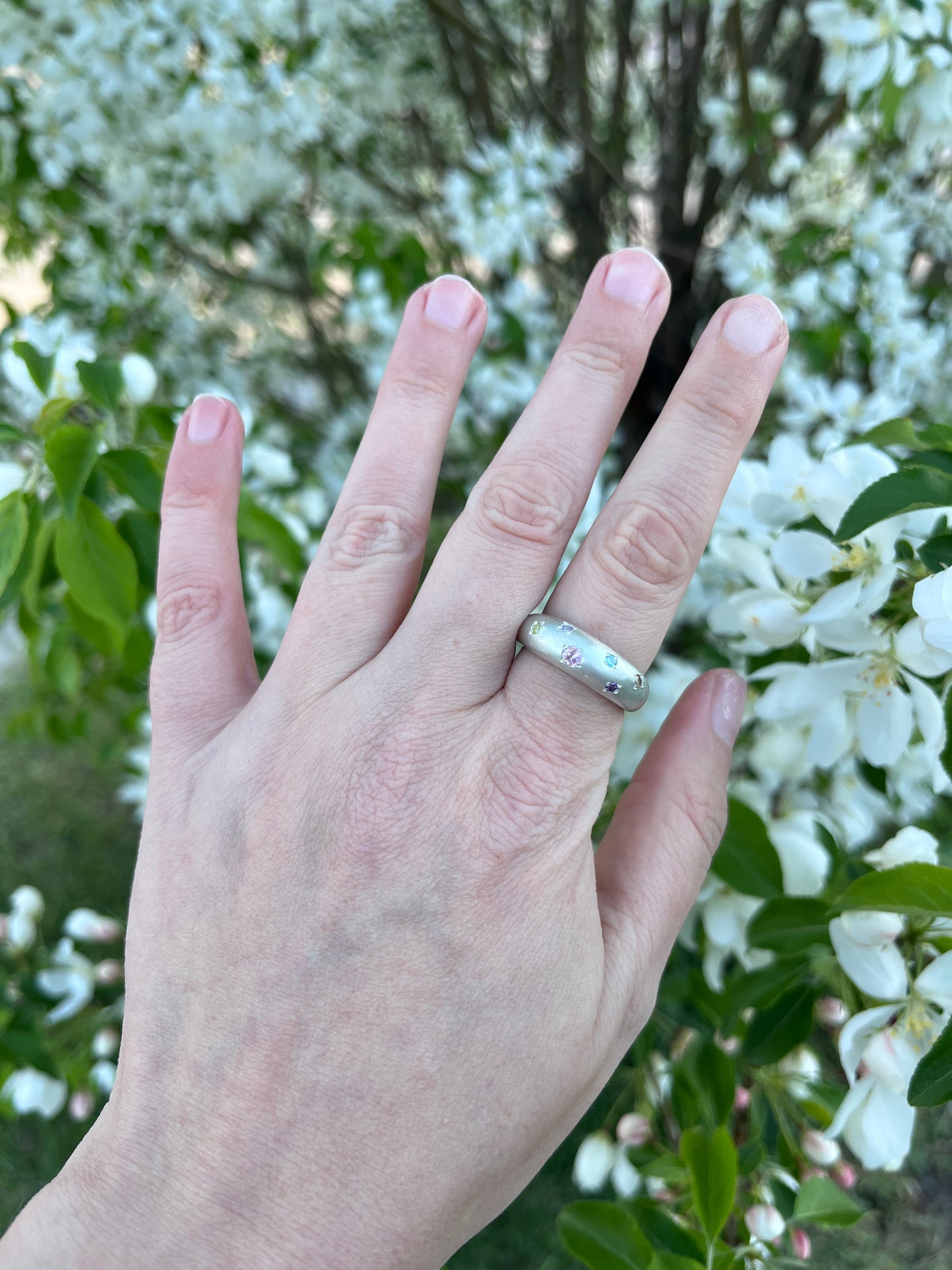 Pastel Party Ring - Satin