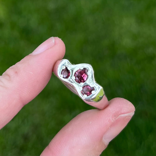 Tourmaline Tiara Ring