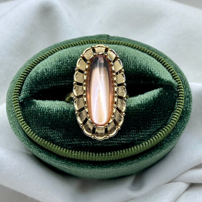 Pink Gold Sarah Coventry Ring