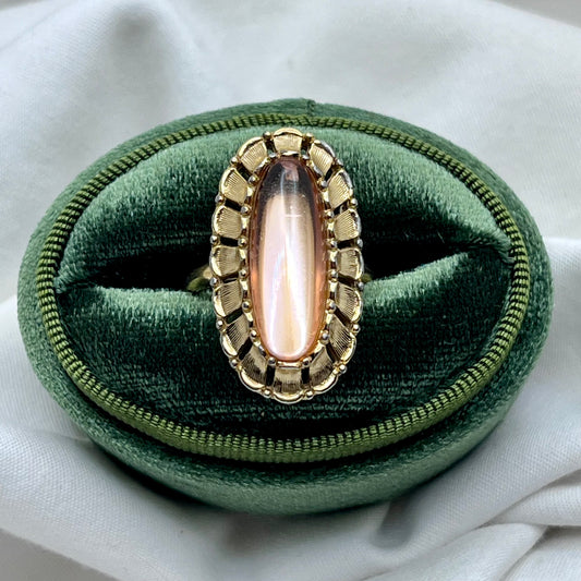 Pink Gold Sarah Coventry Ring