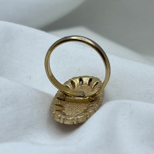 Pink Gold Sarah Coventry Ring