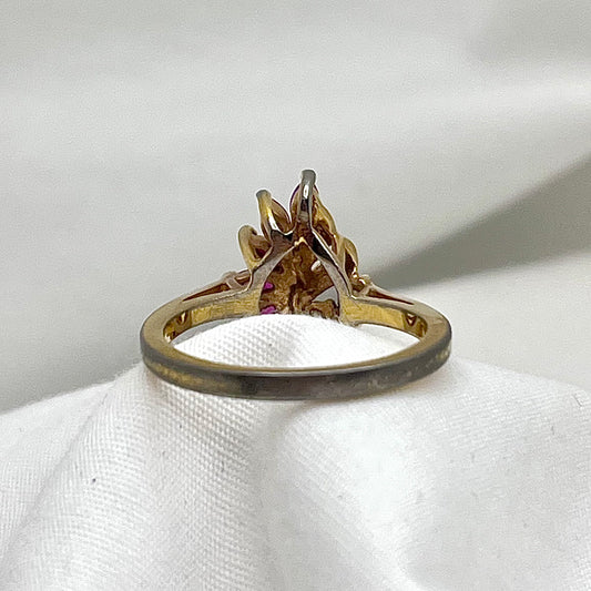 Fuschia Fan Ring