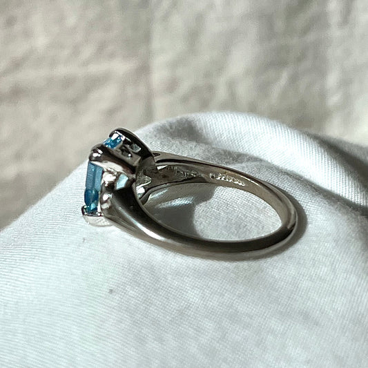 Avon Blue Ice Ring