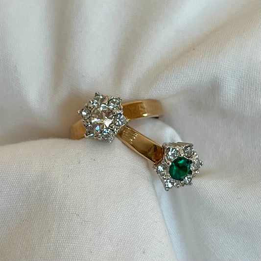 Avon Crystal Flower Ring