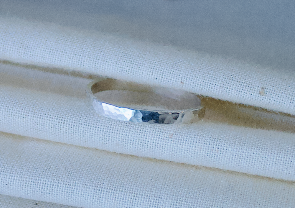 Hammered Stacking Ring