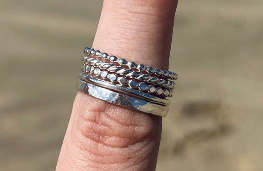 Beaded Stacking Ring