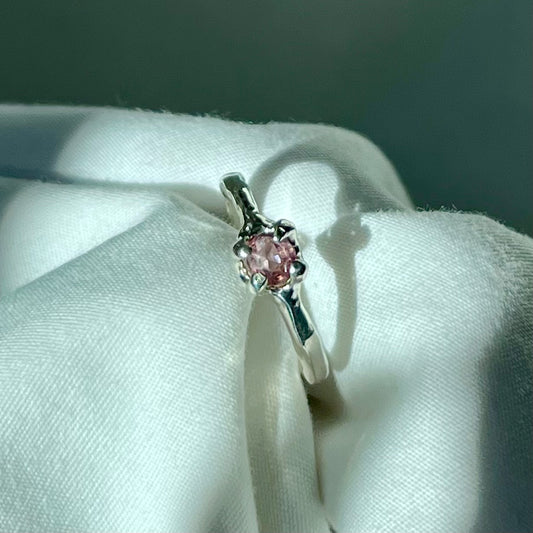 Pink Spinel Ring