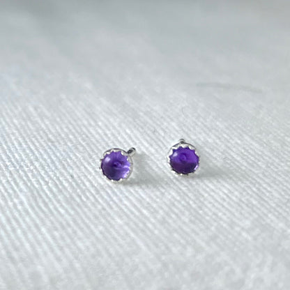 Petite Gemstone Studs