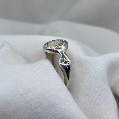 Opal Stars Ring
