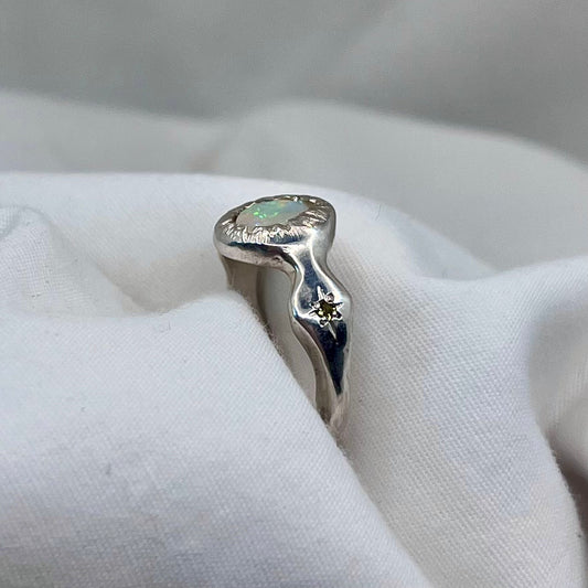 Opal Stars Ring
