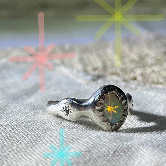 Opal Stars Ring