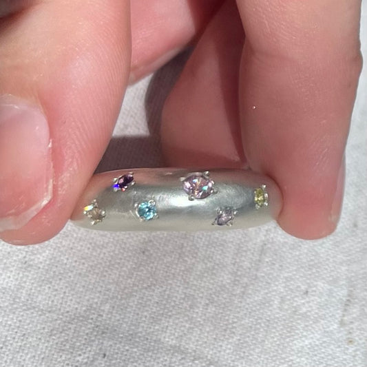 Pastel Party Ring - Satin
