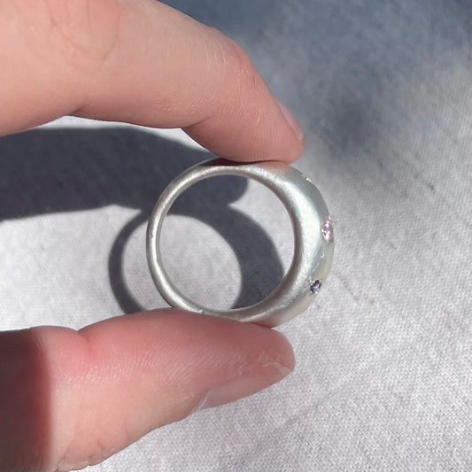 Pastel Party Ring - Satin
