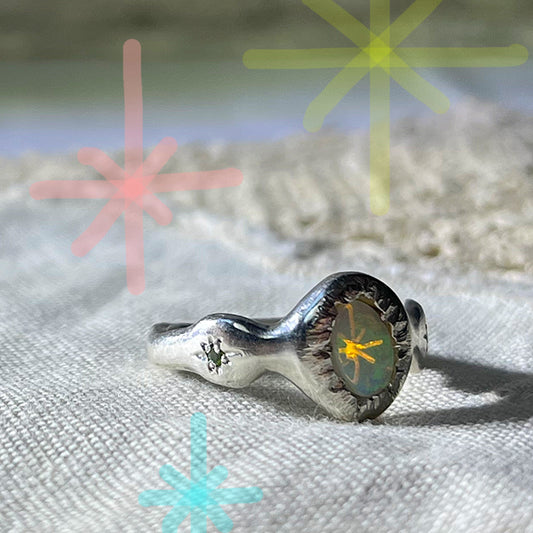 Opal Stars Ring