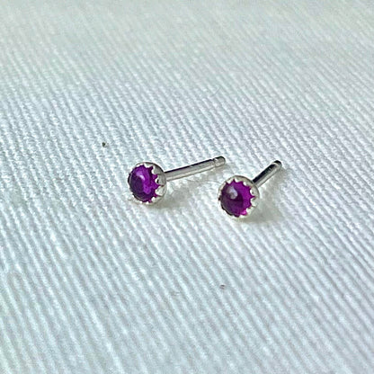 Petite Gemstone Studs