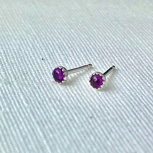 Petite Gemstone Studs