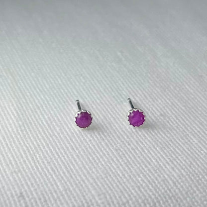 Petite Gemstone Studs