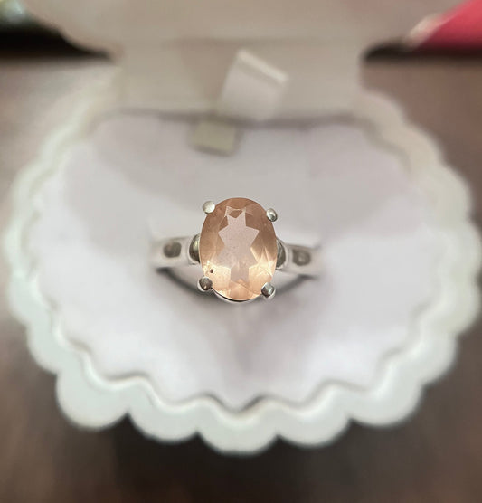 Oval Sunstone Ring